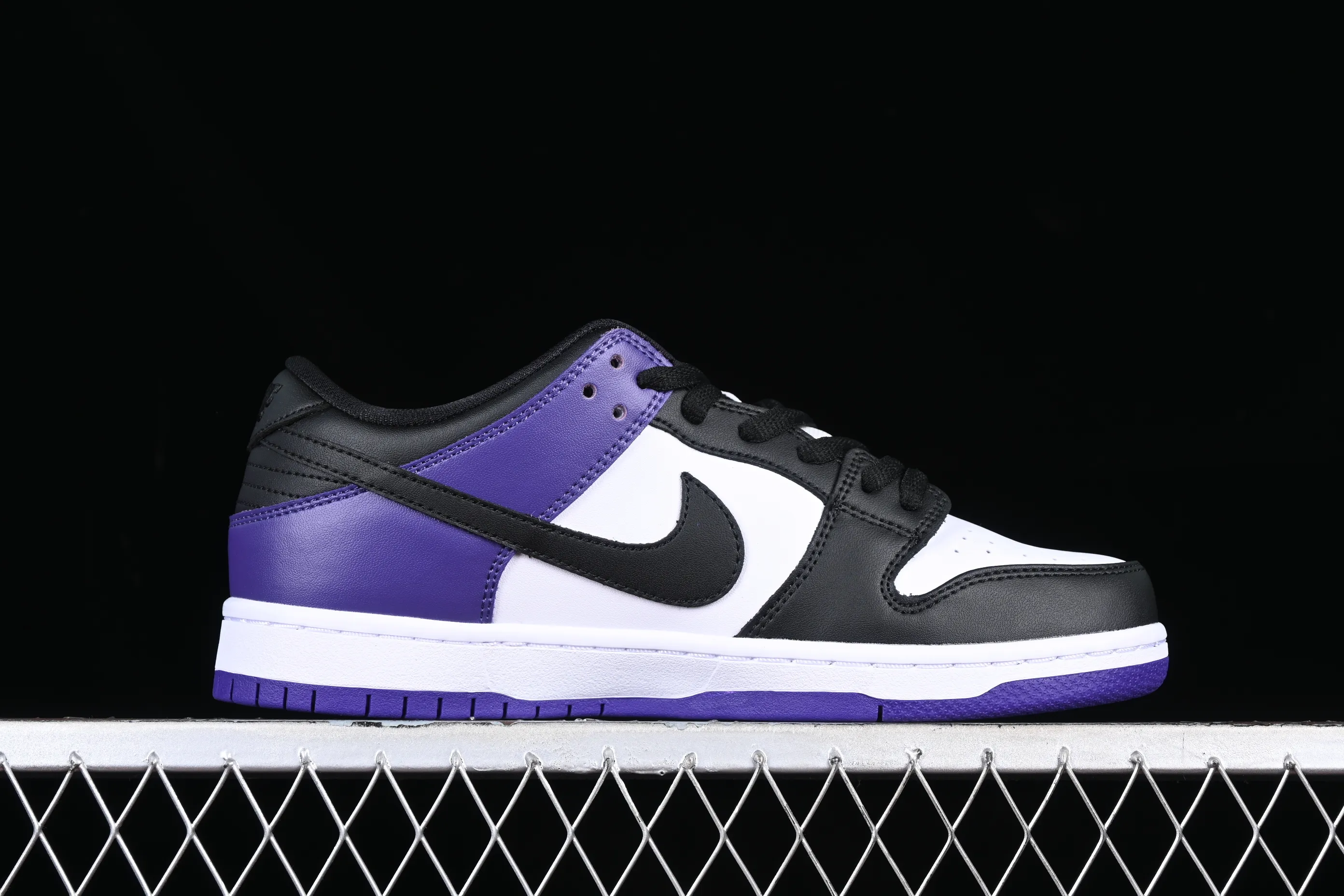 All categories Nk SB Dunk series Nk SB Dunk Low low-top sneakers Nk SB Dunk Low "Court Purple" black purple North Carolina blue low-top casual sports skateboard shoes BQ6817-500
